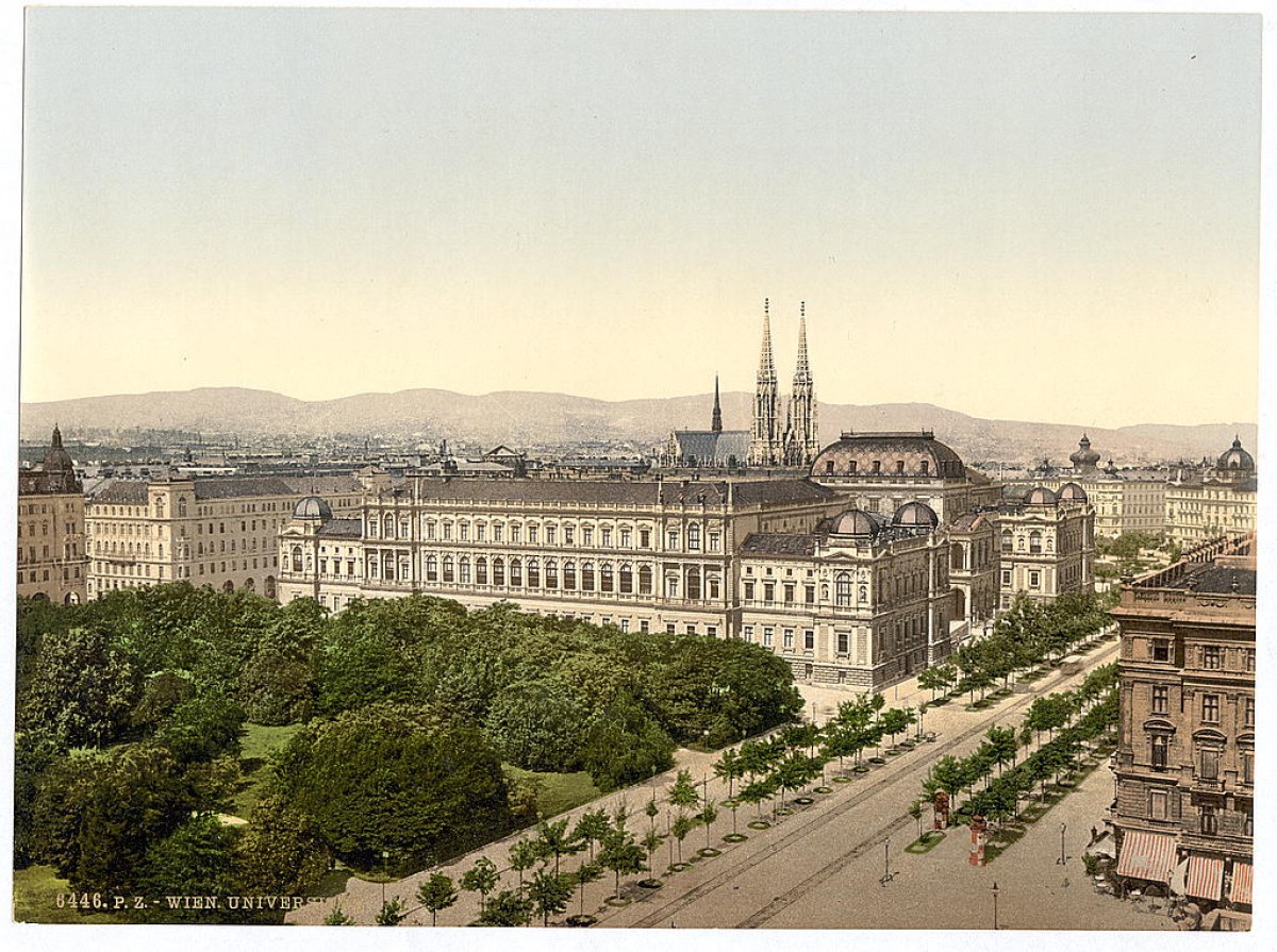 Univerzitet u Beču oko 1890, Austrija / Austrougarska