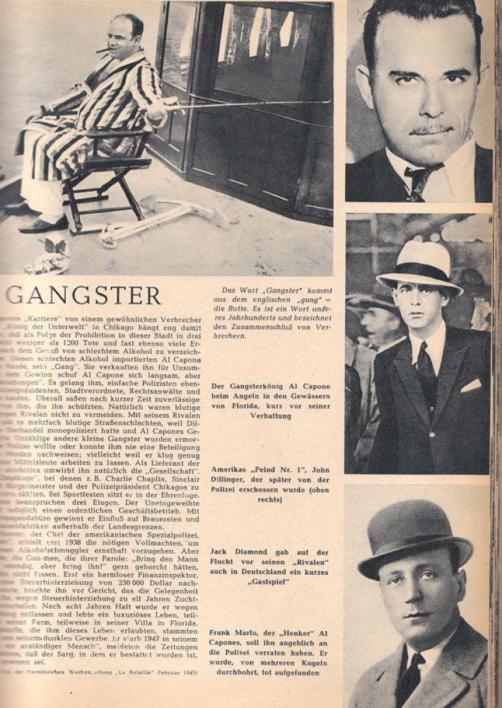 Gangsteri: Al Kapone, Džon Dilindžer, Džek Dajamond i Frenk Marlo
