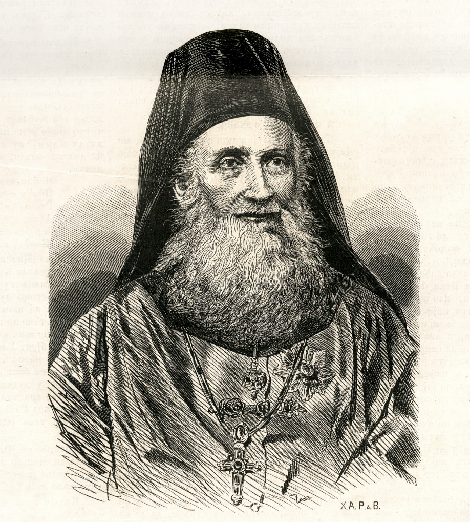 Arsenije Stojković (1804-1892), vladika budimski. Ilustr. iz 1874.