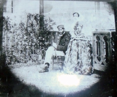 Knjaz Mihailo Obrenović sa suprugom Julijom