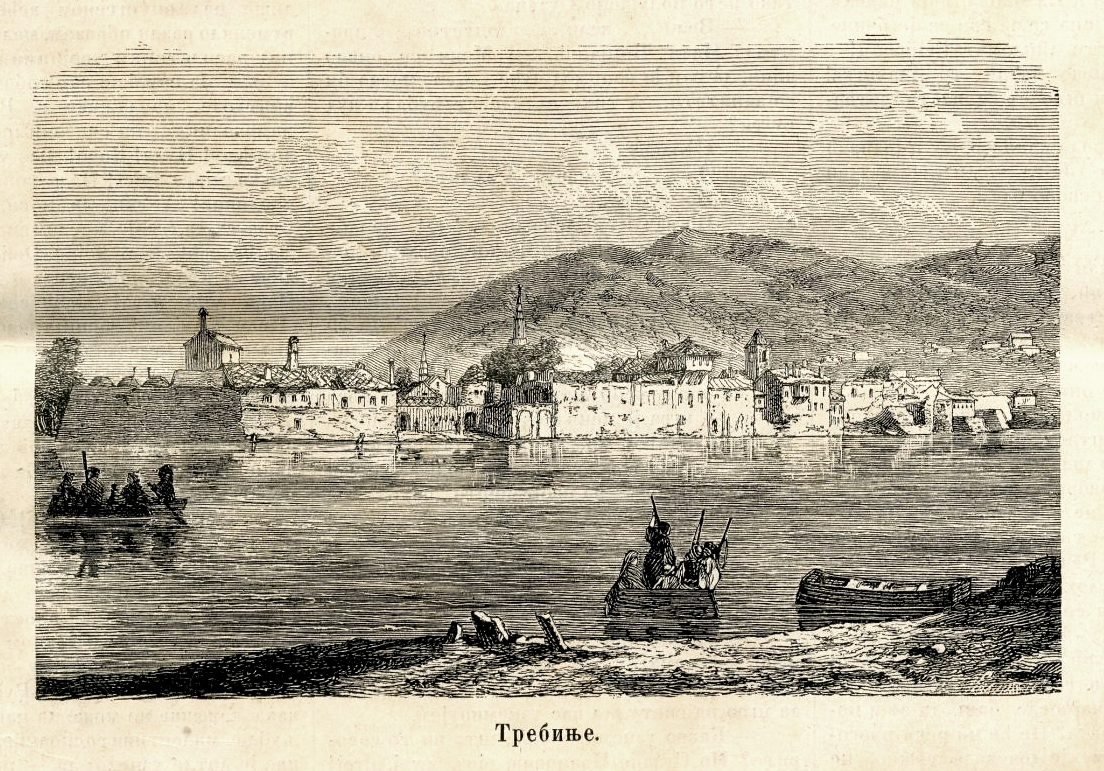 Trebinje, Hercegovina. Ilustracija iz 1874.