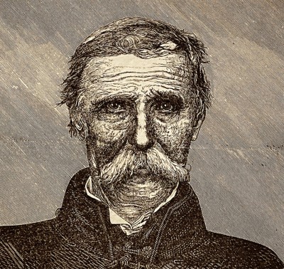 Uzun Mirko. Portret objavljen 1895 u listu Srpče